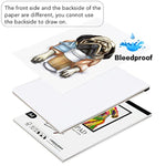 A3 Bleedproof Marker Paper Pad, 50 Sheets, 70 GSM, 100% Cotton