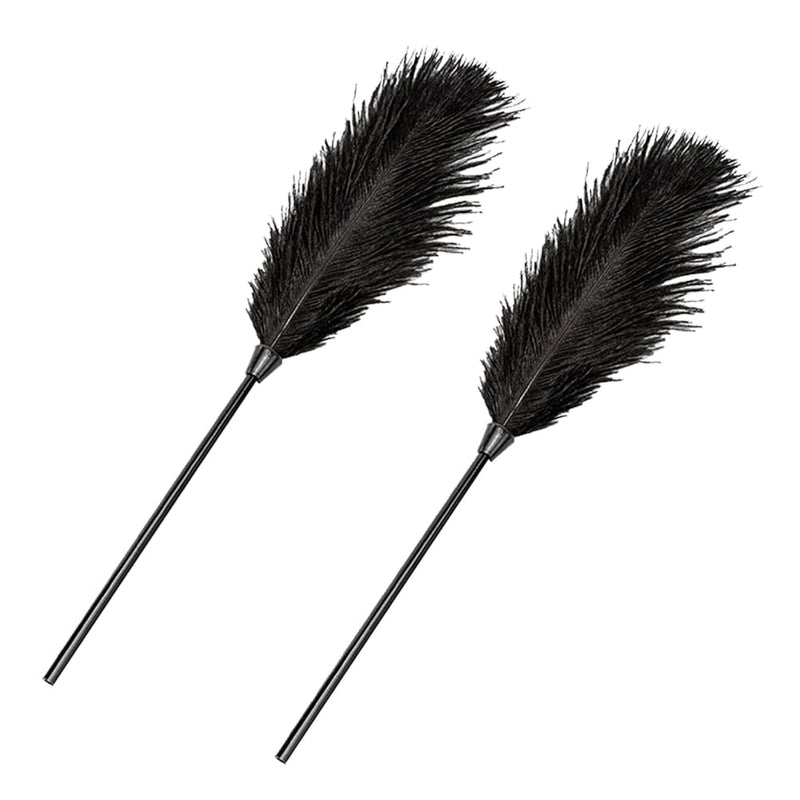 Couple's Feather Teaser Wands for Adults - Soft, Gentle Cleaning Dusters