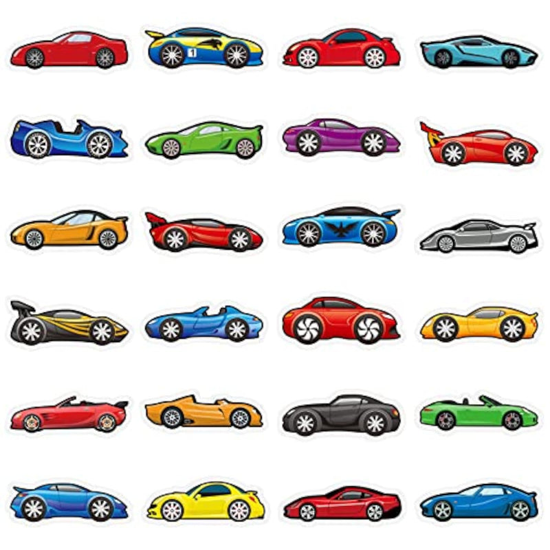 500 Pcs Kids Vehicle Stickers for Party Favors and Educational Toy Art Craft Activities