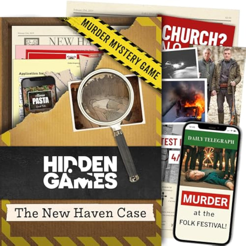 Murder Mystery Game – Solve A Crime At A Folk Festival – Cold Case Detective Investigation With 30+ Clues – Board Game For Teens, Adults, Couples & Groups - The New Heaven