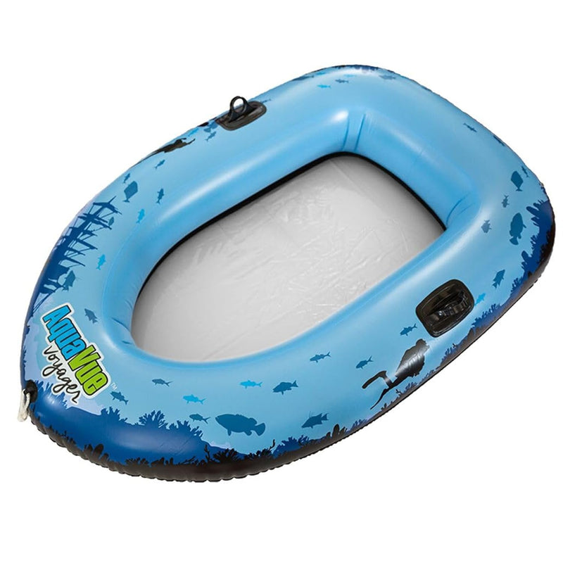 Aquavue Voyager, Clear Bottom Inflatable Raft, For Kids And Adults
