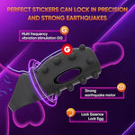Vibrating Penis Sleeve Cock Ring, Couples Adult Sex Toys For Men Women, Pleasure Penis Ring Vibrator Penis Extender For Penis Testicles G Spot Stimulation, Helps Create Firmer And Thicker Erections