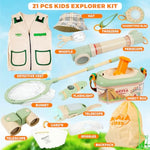 Kids Explorer Kit, 27 Pcs Outdoor Explorer Kit & Bug Catching Kits - Kid Nature Kits Outdoor Camping Adventure Toys For Kids 3+ Years Old