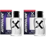 Astroglide X Silicone Based Sex Lube (2.5 oz.) | Waterproof & Long-Lasting Premium Personal Lubricant | Not Made with Parabens or Glycerin | Intimate Lube for Couples, Men and Women (Pack of 2)