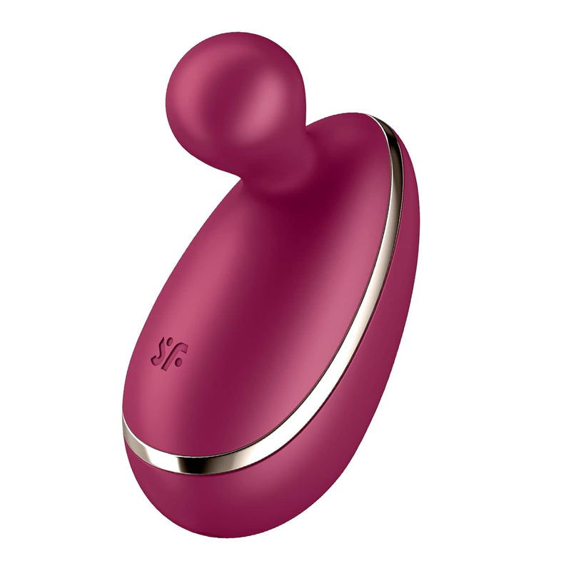 Spot On 1 Lay-On Vibrator - Precision Clitorial Stimulation With 12 Vibration Settings, Vibrating Flexible Tip, Adult Sex Toy For Women - Discreet, Waterproof, Rechargeable (Bordeaux)