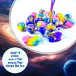 Christmas Slime Party Favors,24 Pack Galaxy Slime Balls-Stretchy, Non-Sticky, Mess-Free For Kids, Stress Relief,Halloween&Christmas Slime,Classroom Rewards