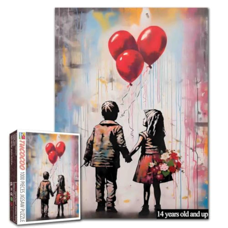 1000 Piece Banksy Street Art Jigsaw Puzzle for Adults