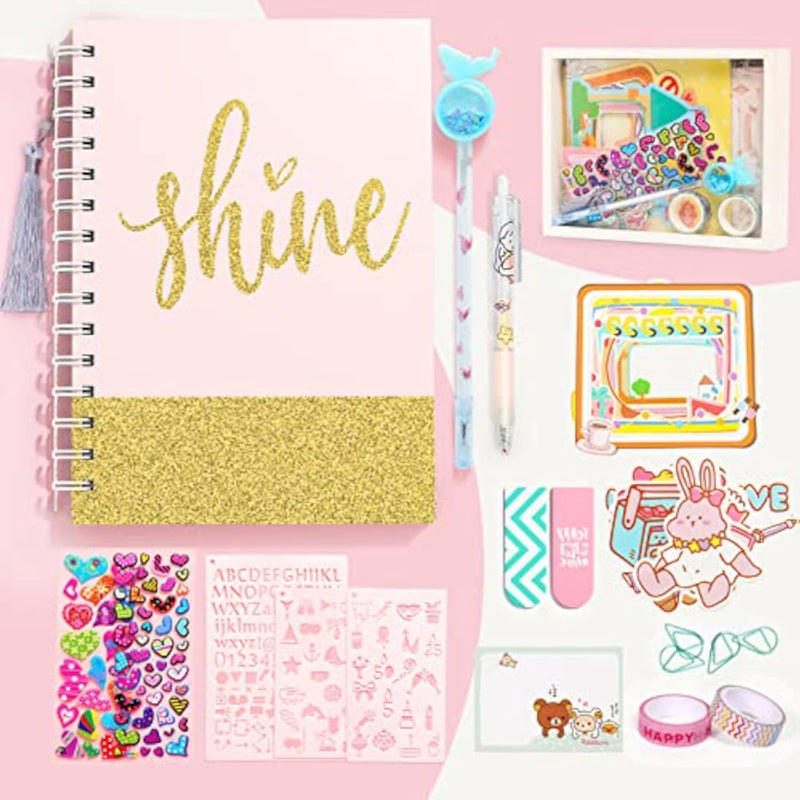 DIY Journal Kit for Girls Ages 8-13 with Planner, Organizer & Decorating Supplies