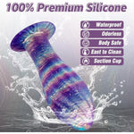 Silicone Analplugs Dildo, Tapered Tip Fantasy Dildo Trainer With Suction Cup, Waterproof Sex Toy For Women Men Massage Masturbator, 6.2 Inches