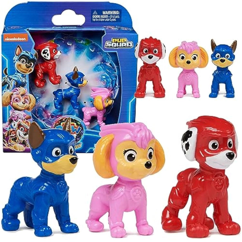 Spin Master Paw Patrol The Movie 2 Small Set of 3 Figures Paws Skye Chase Marshall Puppies