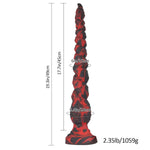 19.3 Inch Silicone Extra Long Dildo,Huge Thick Flexible Anal Bead Butt Plug, Soft Anus Dilator Vaginal Prostate Massage,L