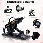 Sex Machine Automatic Dildo Machine With Realistic Dildo, Thrusting Machine Love Machine With 3Xlr Connector For Men And Women Solo Play And Couple, Hands Free Adult Sex Toys With 7 Attachments