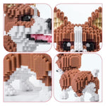 4800 Pcs Corgi Micro Building Blocks Set, DIY Assembly Toy for Kids & Adults