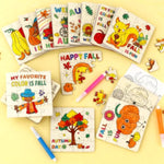 Thanksgiving Wooden Crafts Kit for Kids - Fall Harvest Puzzle and Activity Set
