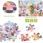 Jumbo Floor Puzzle For Kids,48 Piece Fairy Large Jigsaw Puzzles For Toddler Ages 3-5,Preschool Educational Toy Gift For Boys & Girls Ages 4-8