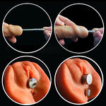 Stainless Steel Urethral Dilator Plug Progressive Prostate Stimulator Male Penis Plug Thread Urethra Catheter Stimulator Ejaculation Delay Sex Toy for Men Gay (S)