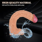 Super Huge 19.8 Inch Realistic Dildo, 3.1Inch Thick Giant Phallus Big Cock Anal Dildos Novelties Sex Toy For Men Gay And Women(Skin Color)