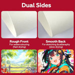 100 Sheets Watercolor Paper, 9 x 12 Inch, 140 lb 300 GSM Cold Press