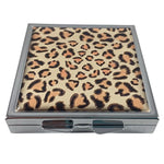 Leopard Print Condom Carrying Case For Pocket, Purse,Or Travel - Discreetly Holds And Protects Two Condoms