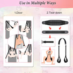 Bdsm Door Sex Swing Sex Toys Bondage Restraints Slave Leather Soft With Adjustable Straps,Indoor Ceiling Swing Sex Sling Adult Sexy Toys For Couples,Bdsm Kits,Room Game,Hold Up To 300Lbs