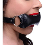 Padded Pillow Mouth Gag Leather Bondage Toys Open Mouth Gag Faux Leather Bondage Restraints Bite Gag Adult Sex Toys