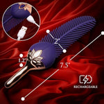 Bondage Toys Vibrating Sex Spanking Vibrator Paddle, Female Teaser Nipple Clitoral Toys Sex Whip Tickler With 10 Vibrating Modes, Mini Slapper Bdsm Kits Sex Toys For Couple Games - Usa Made