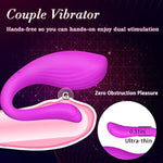 Dual Motor Wearable Vibrator for Couples - Smartphones App Controlled Sex Toy with 9 Stimulations