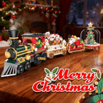 Christmas Train Building Blocks Set, Trian Model Building Toy Collectible Holiday Block Sets For Boys & Girls, Home Decor For Adult Boys Girls Kids Aged 8+(1041 Pcs)