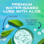 Natural Feeling With Aloe, Water Based Lube For Sex, Sex Toy & Anal Lube, Non-Sticky Personal Lubricant, Condom-Friendly, Ph-Friendly, Travel Size Lubricant, 2.5 Fl Oz