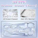 Realistic Male Masturbator with Suction Cup and 3D Texture for Men's Pleasure