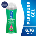 Soothing Massage & Play 2 In 1, Massage Gel And Personal Lubricant, Intimate Soothing Lube Gel, Soothing Touch With Aloe Vera, Water-Based, 6.76 Oz. (Pack Of 3)