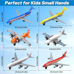 Airplane Toy, 15 Pack Diecast Toy Airplanes Stocking Stuffers For Boys Age 3 4-7 8-12, Alloy Model/Glider Planes/Airlines Plane Toys For Kids Birthday Airforce Party Favors