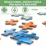 1000 Piece Thanksgiving Turkey Jigsaw Puzzle for Adults, 19.7 x 27.6 Inch