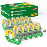 Double-Sided Craft Tape, 12 Pack with Dispensers, 1/2 in x 300 in