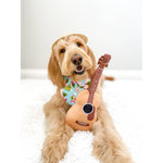 Acoustic Guitar Dog Toy – Christmas & Birthday Dog Gift, Interactive Squeaker & Crinkle, Plush & Cute, Fun Puppy Stocking Stuffer