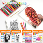 9" x 12" 2-Pack 50 Sheets Spiral Bound Art Sketchbook Notebook Set