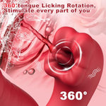 Thrusting Dildo For Her,Tongue Vibrator,Wearable Dildo With App,9 Clitoral Licking & 9 Thrusting Modes,Adult Toy For Women,Panty Vibrator,Sex Toy For Couples,G Spot Toy,Dildos For Women