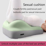 Multi-Functional Love Pillow Adult Toys Bedroom Furniture Memory Foam Waist Cushion Cushion Tummy Pillow For Bed,Sofa,Seat,Intimate,Sexual Health Games Couple (Light Gray)