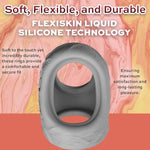 Model Ps Liquid Silicone Cock Ring & Ball Stretcher - Premium Flexiskin For Enhanced Pleasure & Comfort, Versatile Sex Toys For Men - Perfect Adult Toys, Innovative Sex Toy Design
