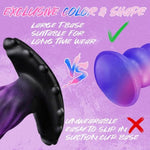 Large Butt Plug Huge Anal Plug, 5" Silicone Buttplug Wearable Anal Trainer With Safe T-Shaped Base, Big Monster Anal Dildo With Knot, Fantasy Anal Trainer Sex Toys For Gay Men Women Couple
