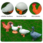 Realistic Farm Animal Figurines 44 Pcs, Plastic Farm Figurines Playset Includes Fences Mini Farm Animal Trees Stones, Cake Topper Cognitive Development Role Play Set?