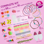 DIY Headband Making Kit for Girls and Kids, Ages 5-12, Hair Accessories Crafts, Birthday Gifts