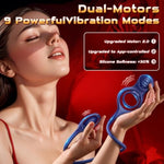 Male Sex Toys For Men Prostate Massager Vibrating Cock Ring With App Control,Anal Beads Butt Plug Penis Ring Vibrator 9 Vibrating Modes,G Spot Vibrator Dildo Anal Toys Adult Sex Toy For Couples Men