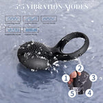 Vibrating Cock Ring Sex Toys - SVAKOM Penis Ring Clitoral Vibrators 2 in 1 Male Ring for Couples Pleasure - Men Sex Toy Stimulation with 5*5 Vibrations Strechy Adult Sensory Toy &, Games