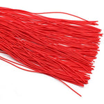 Rubber Sex Flogger Whip - Beginners Super Soft 15 Inch Flogger Whip For Sex Adult (Red)