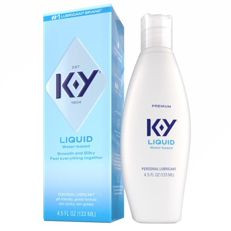 Liquid Classic Water-Based Body Friendly Formula 4.5 Fl Oz Personal Lubricant For Wetter Sex For Men, Women And Couples & Safe To Use With Latex Condoms (3 Pack)