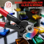 Glass Tile Nippers 2-Piece Dual-Use for Mosaic and Ceramic Trimming