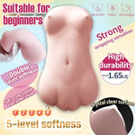 Male Masturbator Adult Toys Soft Sex Toys 5-Level Softness for Men Sex Doll Sleeve Men Stroker 1.65LB