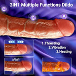 G Spot Dildo Sex Toys Vibrator - 8.26" Realistic Dildo Penis For Vagina And Anus, Female Vibrators With 10 Thrusting Vibration Heating Remote Control Adult Toy Sex Vibrating Dildo Women Couple