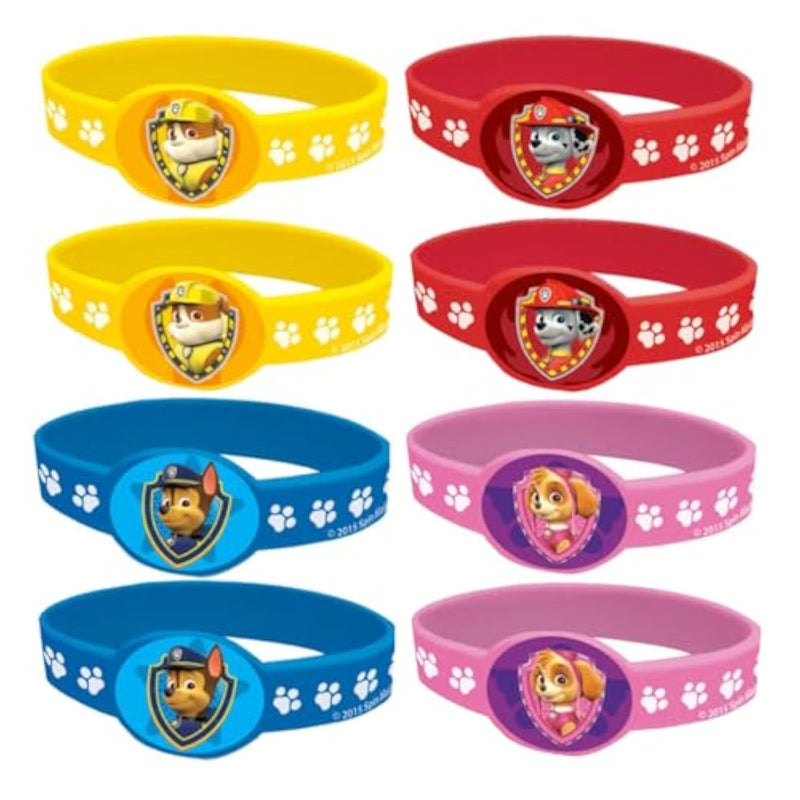 Unique Paw Patrol Stretchy Friendship Bracelets 8 Pack Fun Party Favors for Kids Birthday Playdates or Paw Patrol-Themed Events